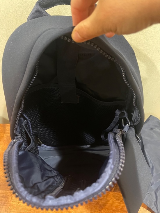Dagne Dover Dakota neoprene Backpack + zip pouch & shoe bag in Storm Navy Medium